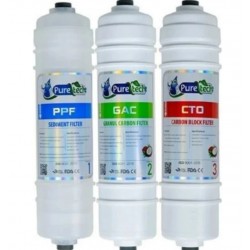 Puretech Su Arıtma 3'lü Ouick Su Arıtma Filtresi